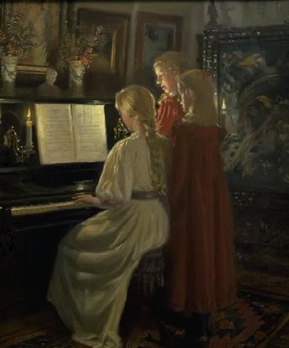 Michael Ancher Children Singing